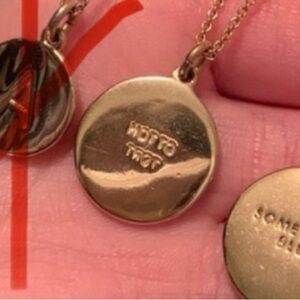 Kate Spade Hot to Trot Pink Idiom Necklace